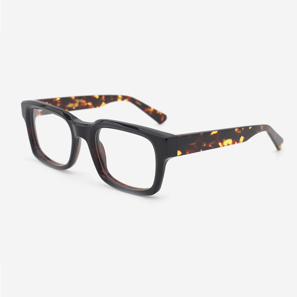 Rectangle Bevel Acetate Unisex Optical Frames 24A3128