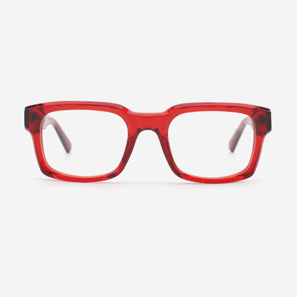 Rectangle Bevel Acetate Unisex Optical Frames 24A3128