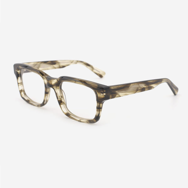 Rectangle Bevel Acetate Unisex Optical Frames 24A3128