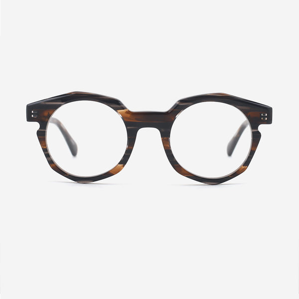 Irregularly Acetate And Metal Combined Unisex Optical Frames 24A3137