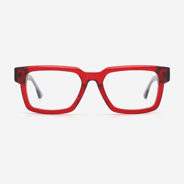 Retro Square Acetate Unisex Optical Frames 24A3186