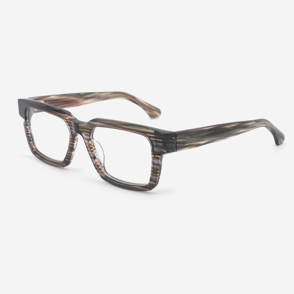 Retro Square Acetate Unisex Optical Frames 24A3186