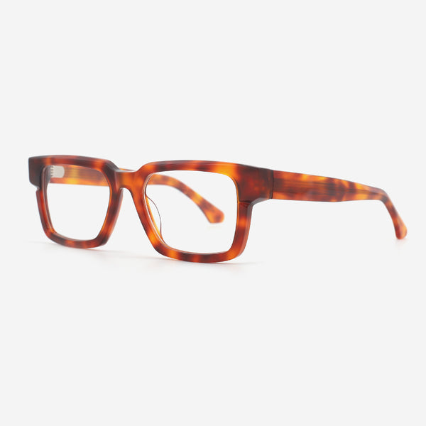 Retro Square Acetate Unisex Optical Frames 24A3186