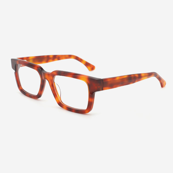 Retro Square Acetate Unisex Optical Frames 24A3186