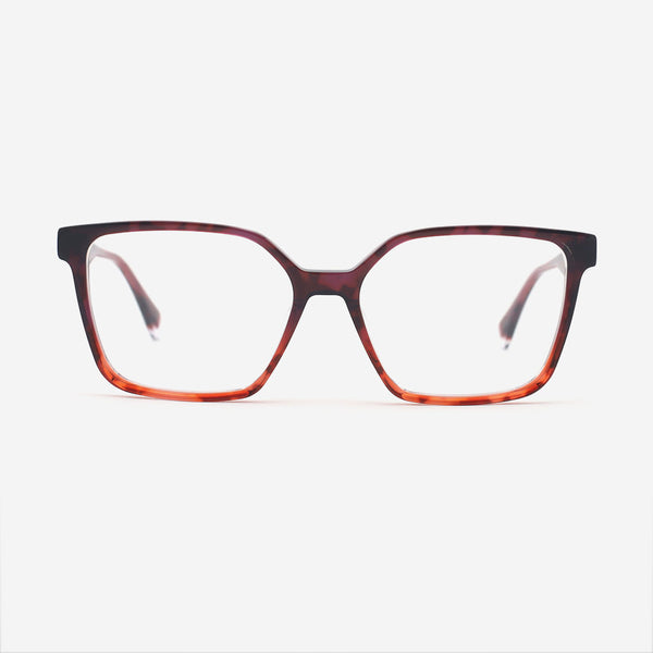 Square Laminated Acetate Unisex Optical Frames 24A3195