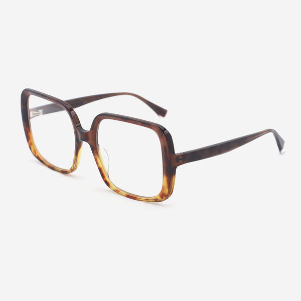 Square Laminated Acetate Female Optical Frames 24A3197