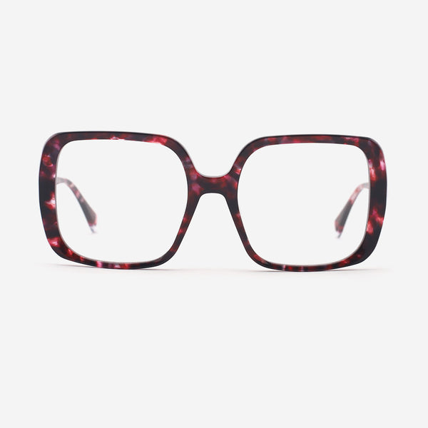 Square Laminated Acetate Female Optical Frames 24A3197