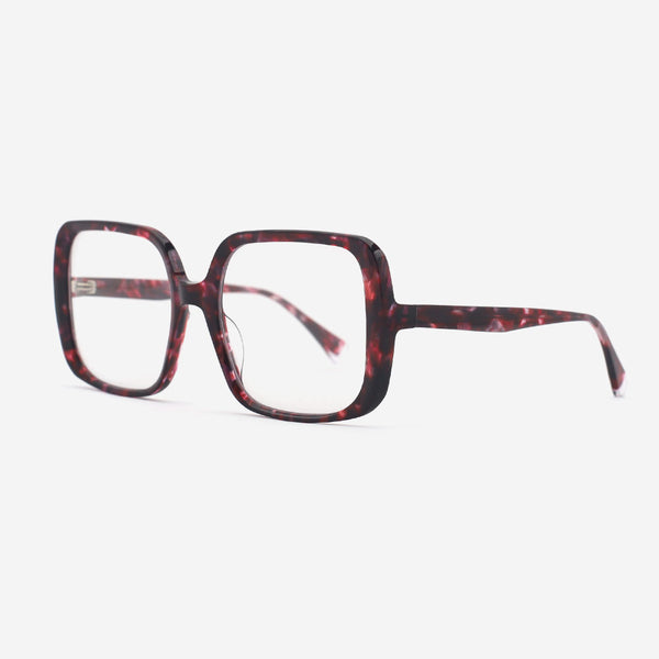 Square Laminated Acetate Female Optical Frames 24A3197