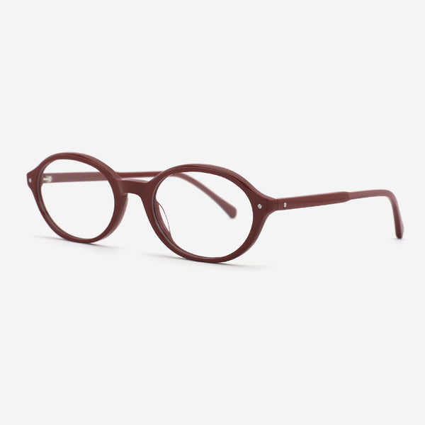 Oval Acetate Unisex Optical Frames 24A3201