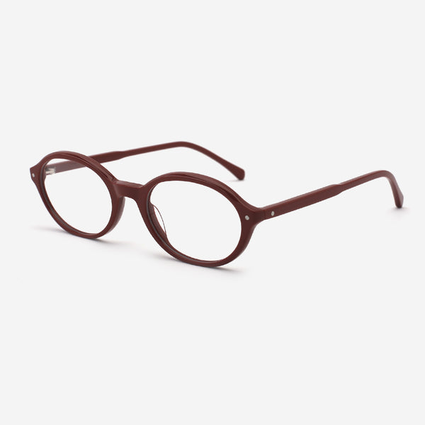 Oval Acetate Unisex Optical Frames 24A3201