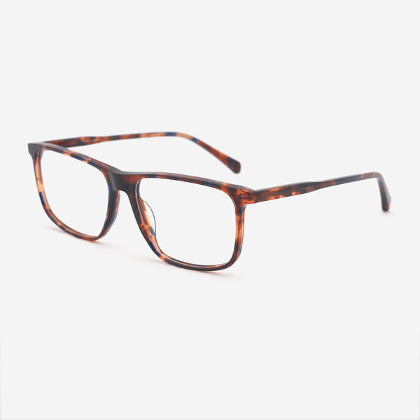 Rectangle Acetate Men's Optical Frames 24A3209