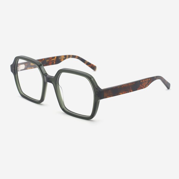 Classic Polygon Acetate Unisex Optical Frames 24A3242