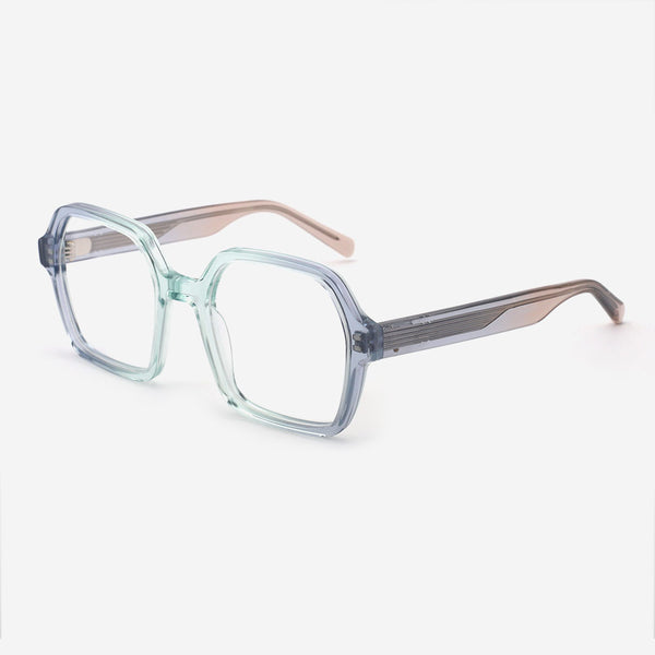 Classic Polygon Acetate Unisex Optical Frames 24A3242