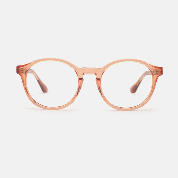 Round Laminated Acetate Women's Optical Frames 24A3257