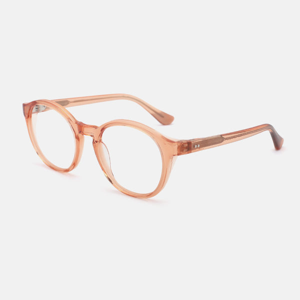 Round Laminated Acetate Women's Optical Frames 24A3257