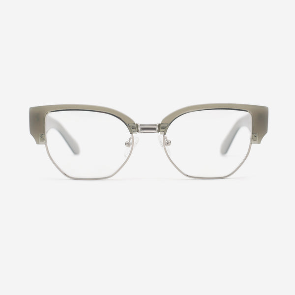 Cat Eye Acetate And Metal Combined Female Optical Frames 24A3298
