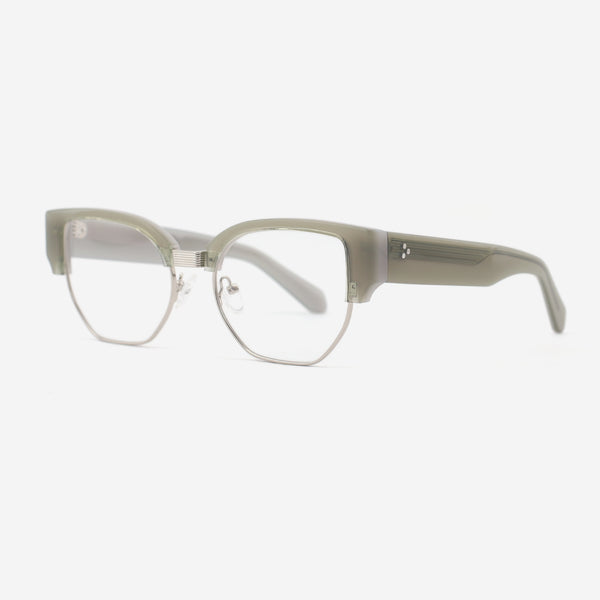 Cat Eye Acetate And Metal Combined Female Optical Frames 24A3298