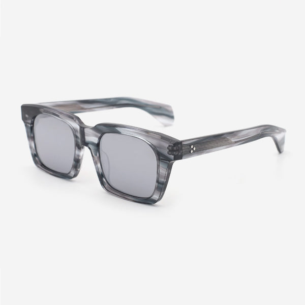 Classic Square Acetate Men's Sunglasses 24A8011
