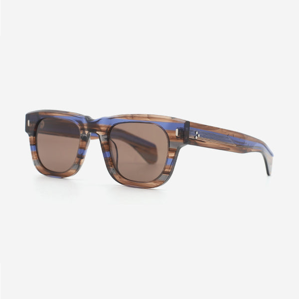 Classic Square Acetate Unisex Sunglasses 24A8012