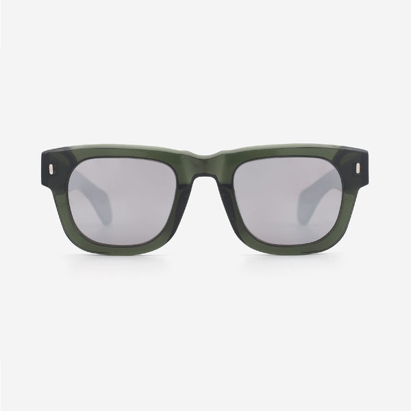 Classic Square Acetate Unisex Sunglasses 24A8012