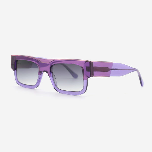 Trendy Rectangle Laminated Acetate Women's Sunglasses 24A8040