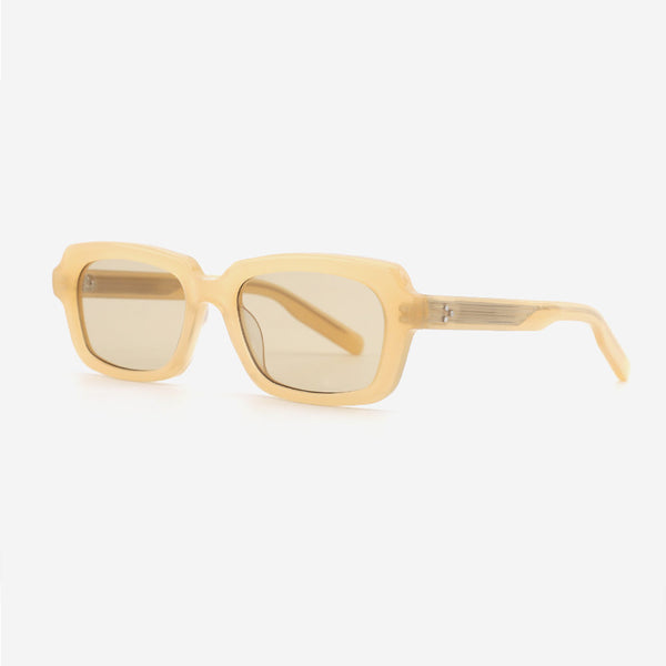 Rectangle Full-rim Acetate Unisex Sunglasses 24A8042