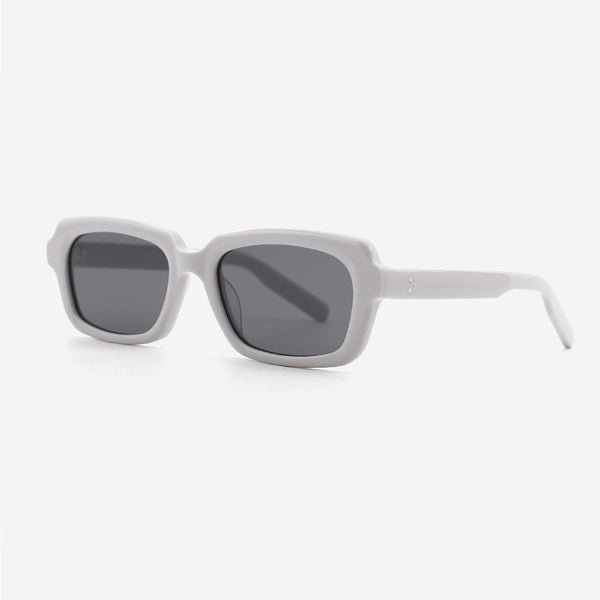 Rectangle Full-rim Acetate Unisex Sunglasses 24A8042