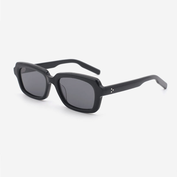 Rectangle Full-rim Acetate Unisex Sunglasses 24A8042