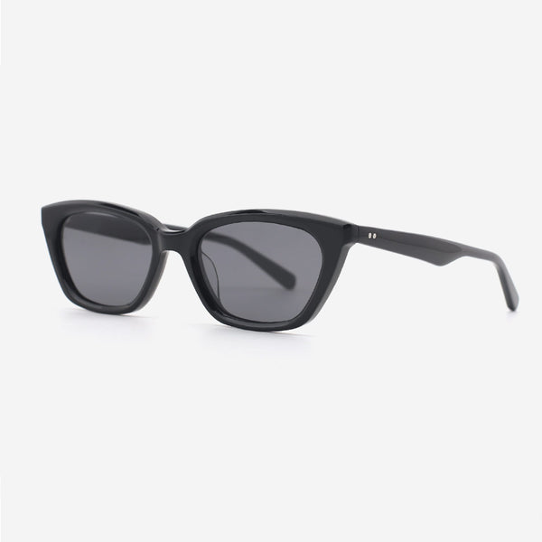 Cat Eye Full-rim Acetate Female Sunglasses 24A8043