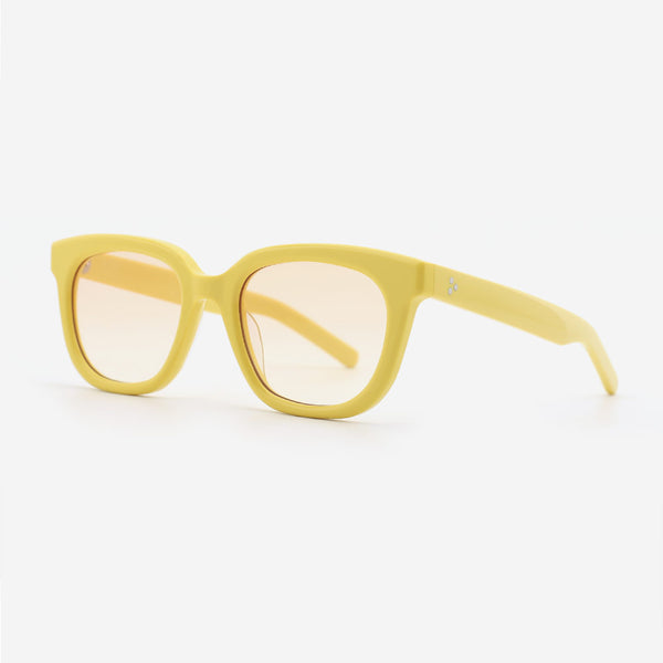 Square Full-rim Acetate Female Sunglasses 24A8044