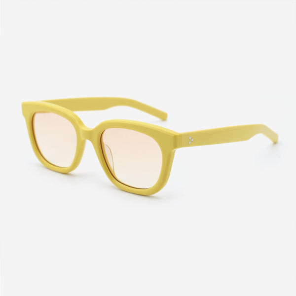 Square Full-rim Acetate Female Sunglasses 24A8044