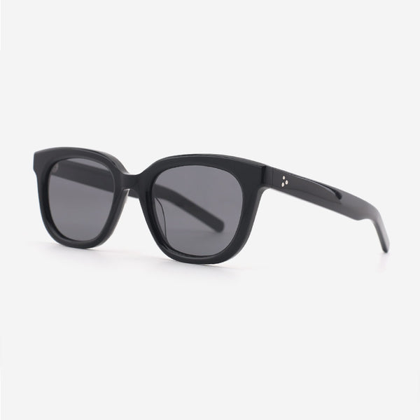 Square Full-rim Acetate Female Sunglasses 24A8044