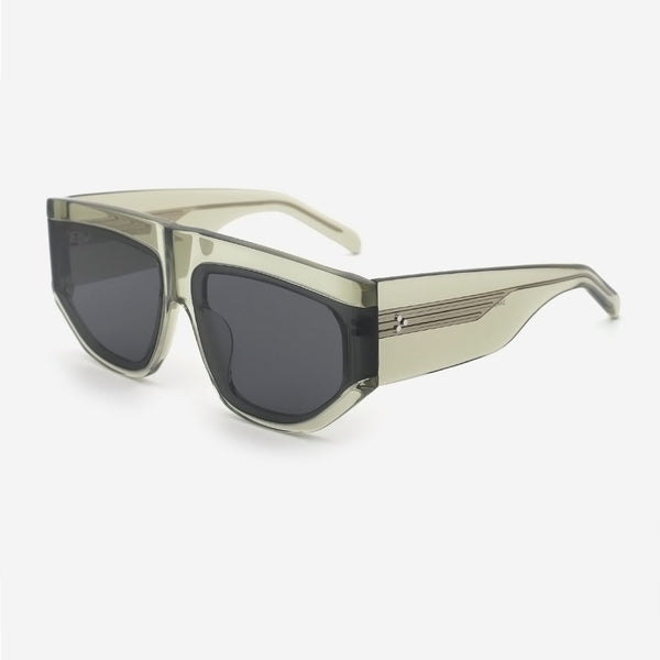 Aviator Acetate Unisex Sunglasses 24A8054