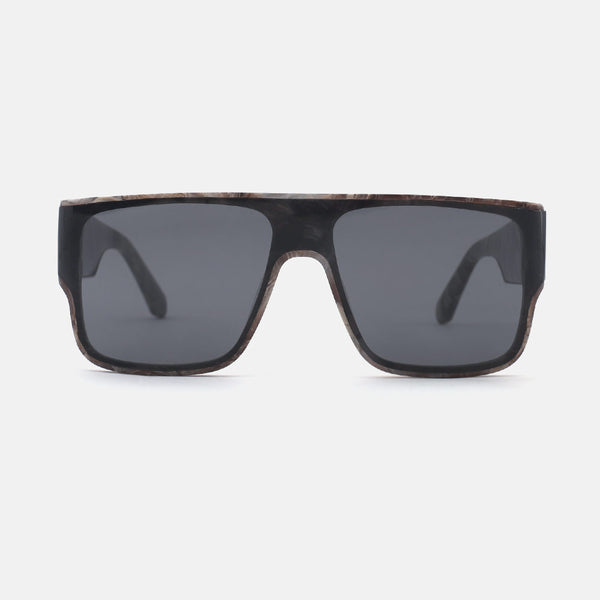 Pilot Oversize Acetate Unisex Sunglasses 24A8057