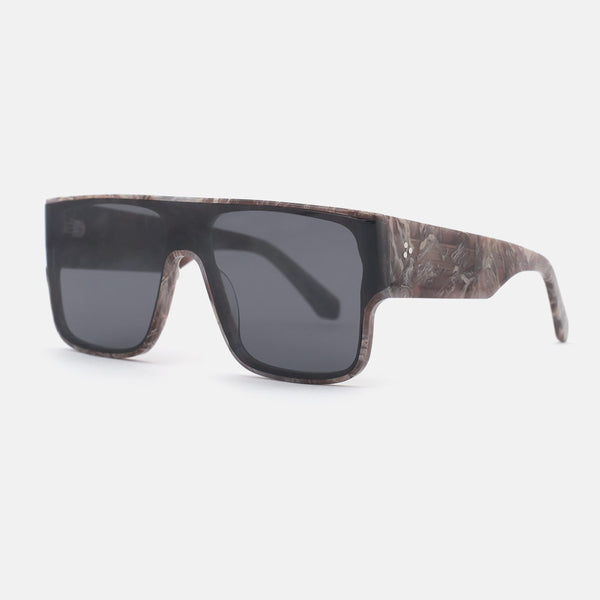 Pilot Oversize Acetate Unisex Sunglasses 24A8057