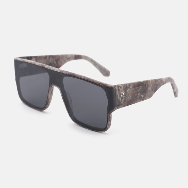 Pilot Oversize Acetate Unisex Sunglasses 24A8057