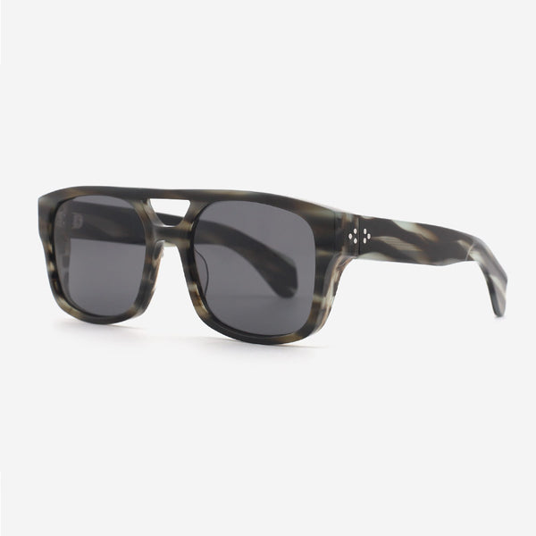 Stylish Aviator Acetate Men's Sunglasses 24A8060