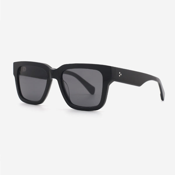 Vintage Square Acetate Unisex Sunglasses 24A8077