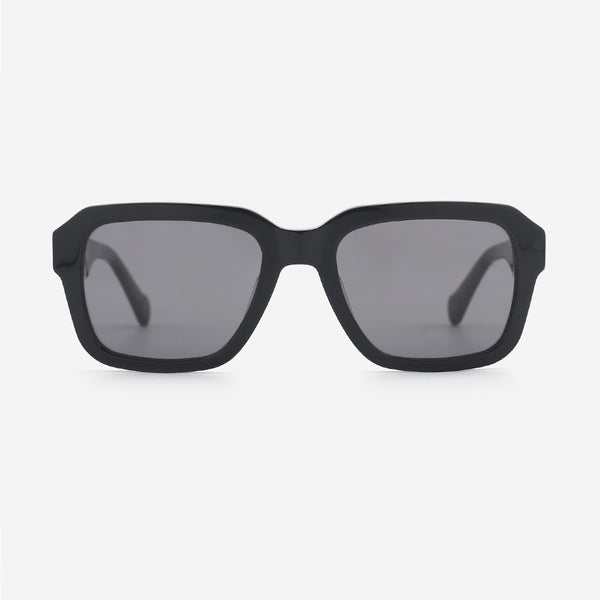 Retro Square Acetate Unisex Sunglasses 24A8078