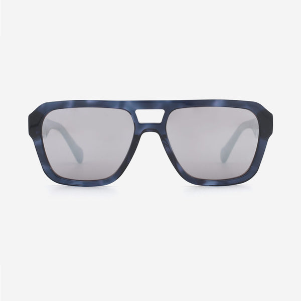 Retro Pilot Acetate Unisex Sunglasses 24A8079