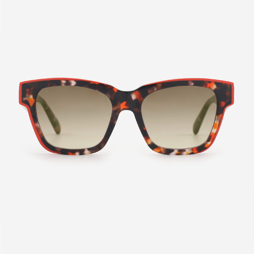 Square Laminated Acetate Unisex Sunglasses 24A8081