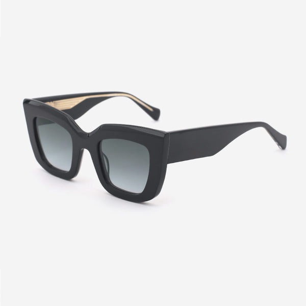 Square Cat Eye Acetate Female Sunglasses 24A8086