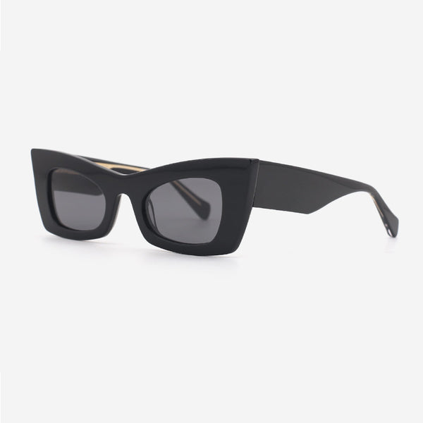 Chic Cat Eye Acetate Female Sunglasses 24A8087