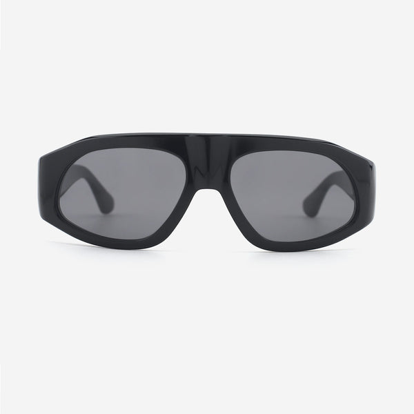 Retro Pilot Acetate Unisex Sunglasses 24A8093