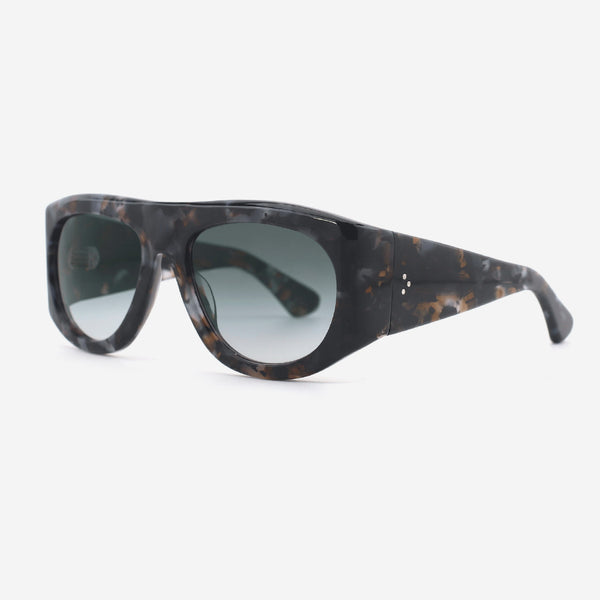 Pilot Oversize Acetate Unisex Sunglasses 24A8094