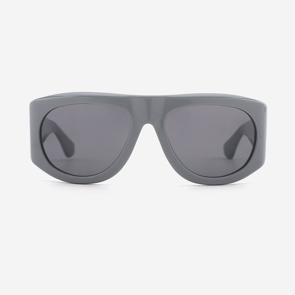 Pilot Oversize Acetate Unisex Sunglasses 24A8094