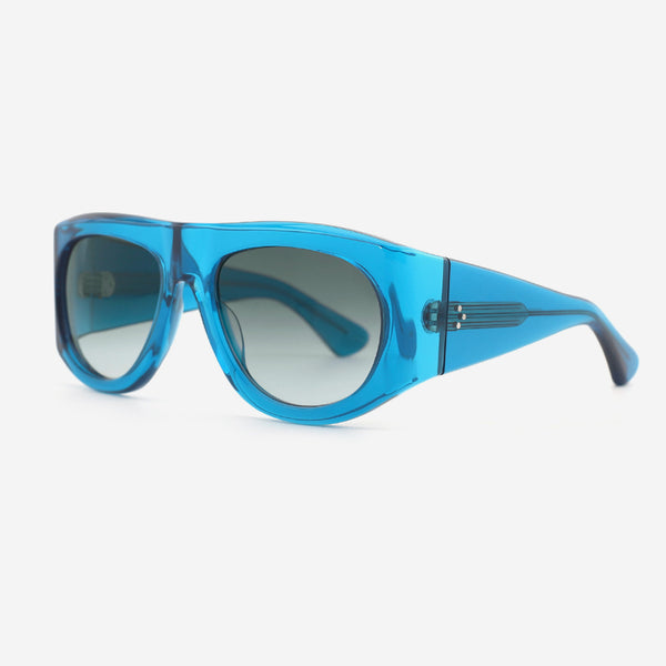 Pilot Oversize Acetate Unisex Sunglasses 24A8094