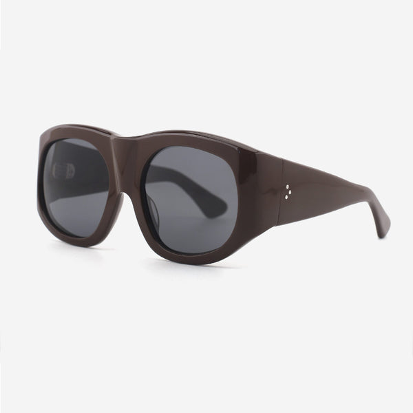 Pilot Oversize Acetate Unisex Sunglasses 24A8095