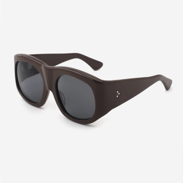 Pilot Oversize Acetate Unisex Sunglasses 24A8095