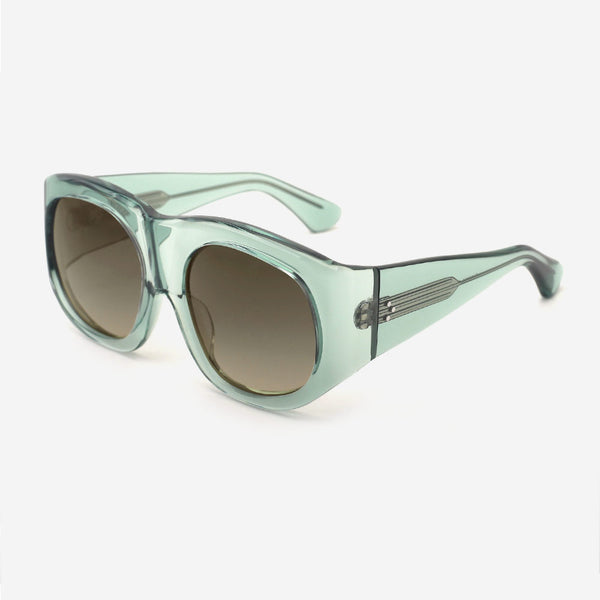 Pilot Oversize Acetate Unisex Sunglasses 24A8095